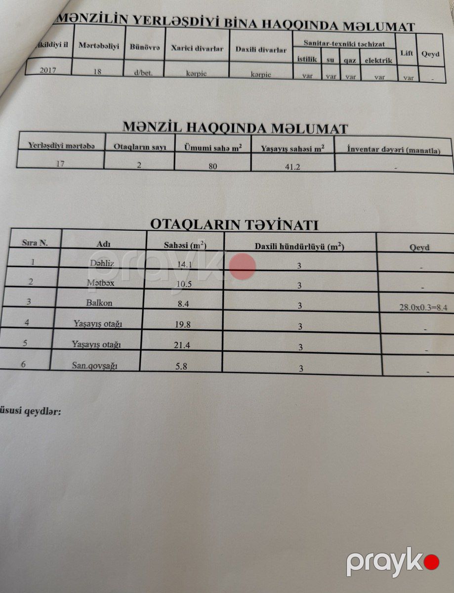 2-otaqlı yeni tikili, Yeni Yasamal qəs., 80 m² — Mənzil, Bakı (9)