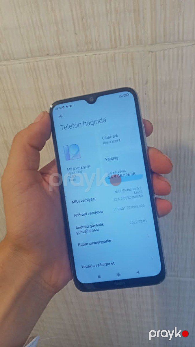 Xiaomi Redmi Note 8 Moonlight White 128GB/4GB — Smartfonlar, Bakı (6)