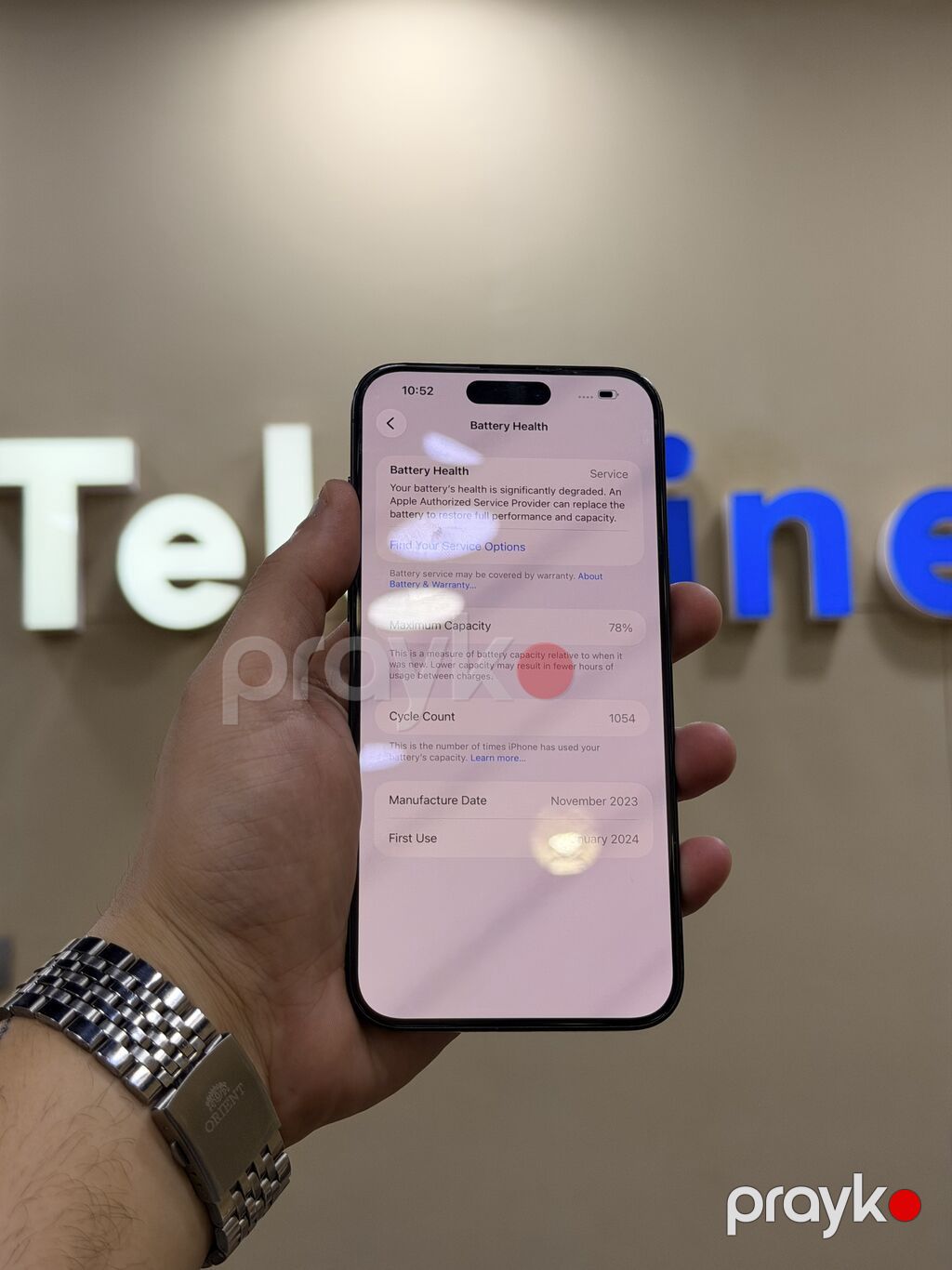 IPhone 15 Pro Max, 256 GB, Blue Titanium, Zəmanət, Kredit, Simsiz şarj — Apple iPhone, Bakı (6)