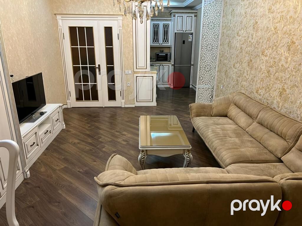 Premium dizaynlı mənzil – dəniz mənzərəli - Plan: geniş qonaq otağı — Mənzil, Bakı (4)