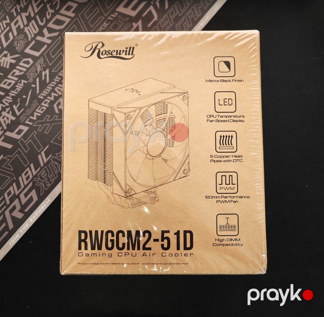 Rosewilll RWGCM2-51D hava tipli kuler — Kompüterlər və noutbuklar, Bakı (5)