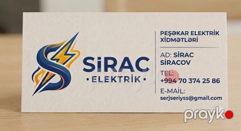SiRAC Elektrik – peşəkar elektrik xidmətləri Təklif olunan xidmətlər — Bakı