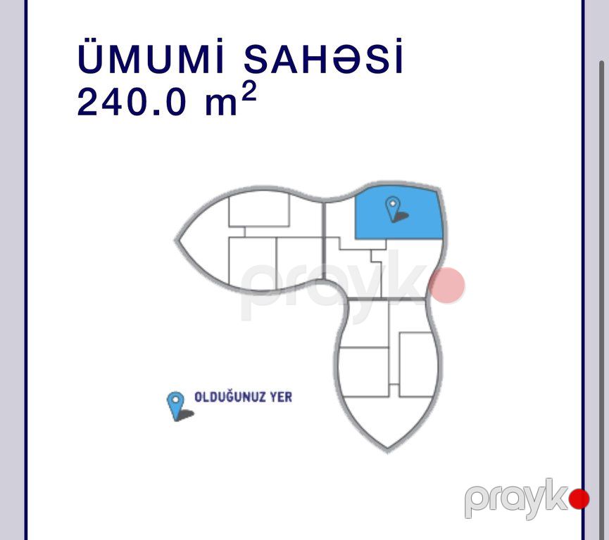 Satılır 4 otaqlı yeni tikili 240 m² — Mənzil, Bakı (7)