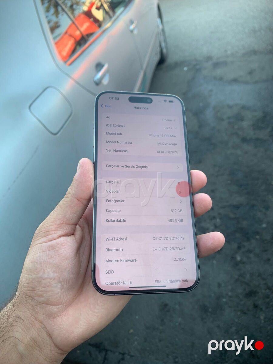 Apple iPhone 15 Pro Max Black Titanium 512GB/8GB — Smartfonlar, Bakı (4)