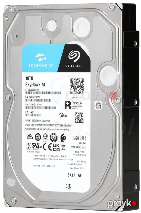 Seagate SkyHawk Al 10 TB HDD(ST10000VE001) — Bakı