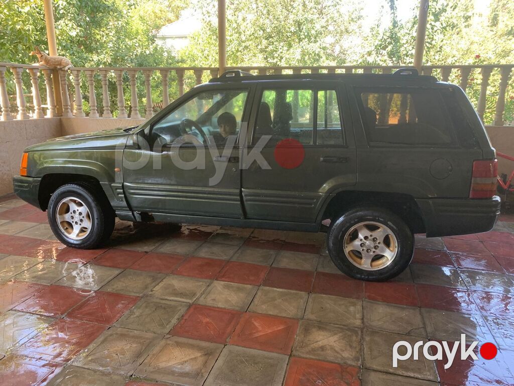 Jeep Grand Cherokee (ZJ), tünd yaşıl rəng, V8 mühərrik. Texniki və — Avtomobillər, Ağcabədi (2)