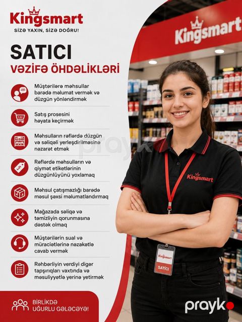 Satıcı tələb olunur