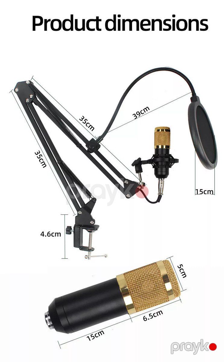 Leedor V10X Pro + BM800 Mikrofon dəsti — Səs texnikası, Bakı (5)
