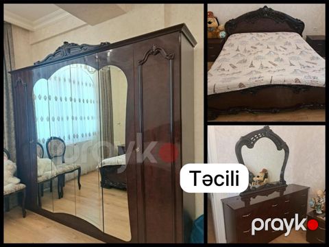 Yataq dəsti satılır Matras normal Ama mebel ideal vəziyyətdə — Bakı