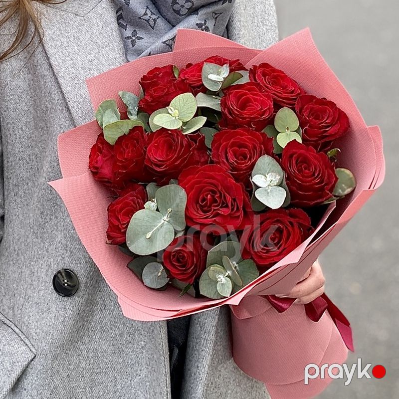 15 Qırmızı Qızılgül - code:5072 — Bitkilər, Bakı (2)