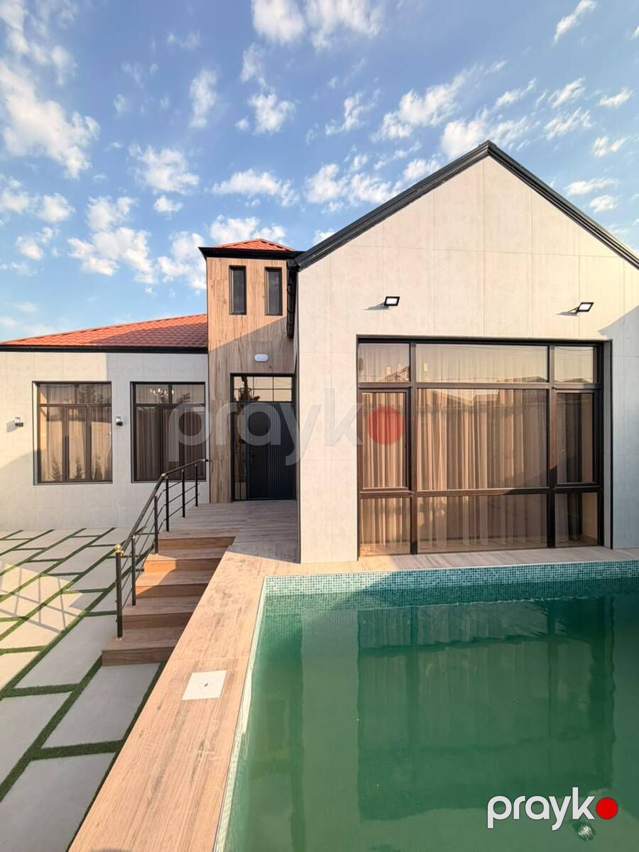 Satılır 4 otaqlı həyət evi/bağ evi 135 m² — Ev, villa, Bakı (4)