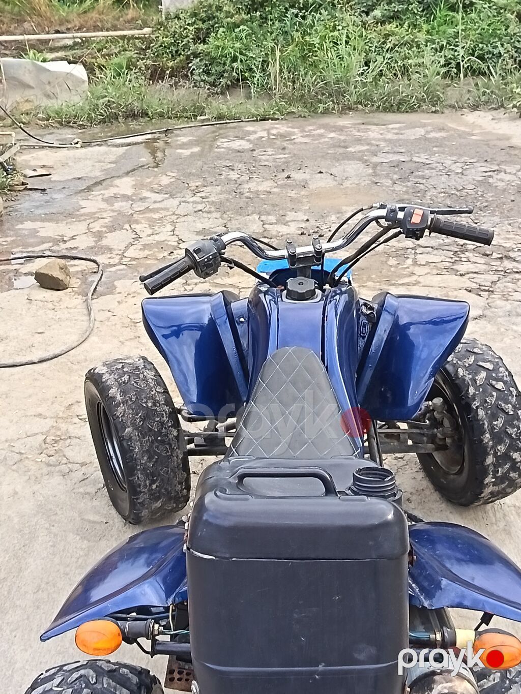 ATV / Kvadrovelosiped – mavi rəng - 4 təkərli off-road kvadro, ön — Kvadrosikllər və baqqilər, Xudat (10)