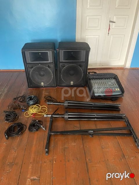 Yamaha səs avadanlığı komplekti Tərkib: - 2 ədəd Yamaha passiv — Saatlı