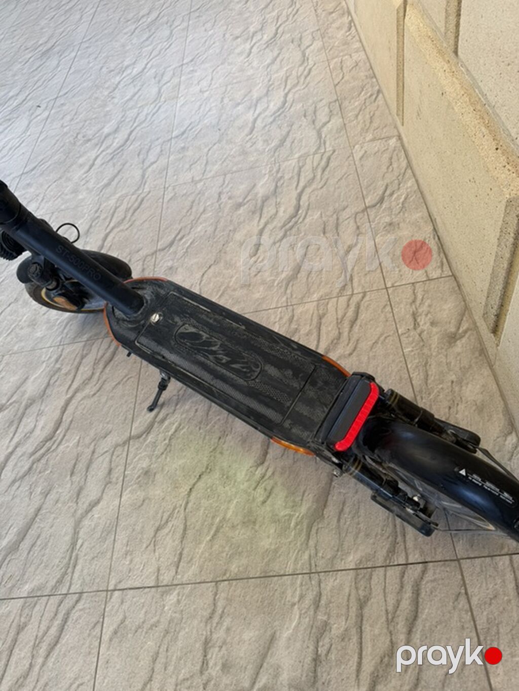 Elektrik skuter – St 500 pro - Güclü ön far, arxa stop işığı və gövdə — Skuterlər, Digah (3)