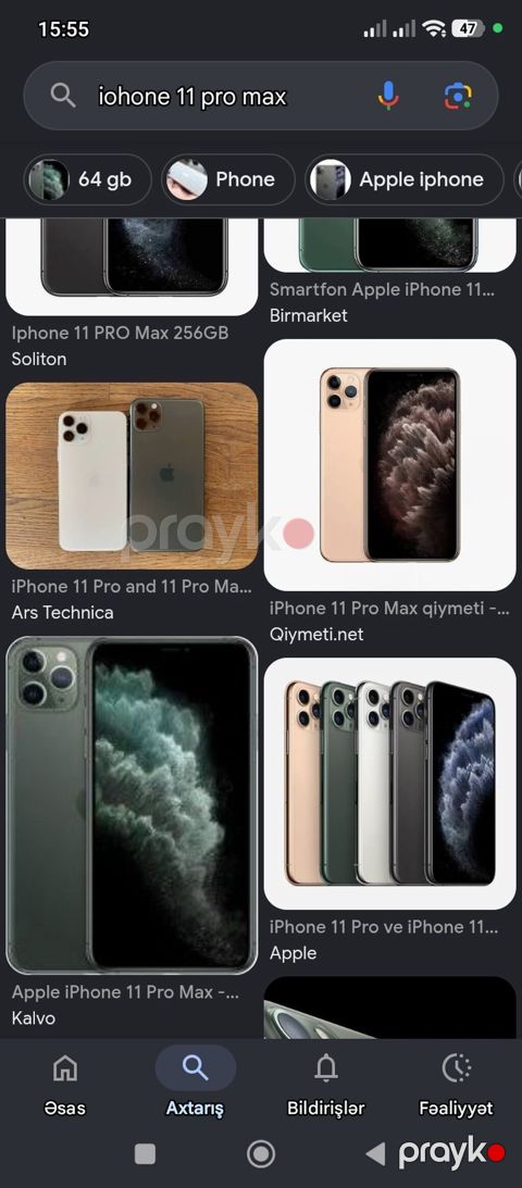 IPhone 11 Pro Max, 64 GB, Space Gray, Simsiz şarj — Bakı