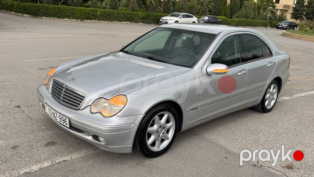 Mercedes C 200, 2.0 L, 2001 il, 295 321 km — Avtomobillər, Sumqayıt (11)
