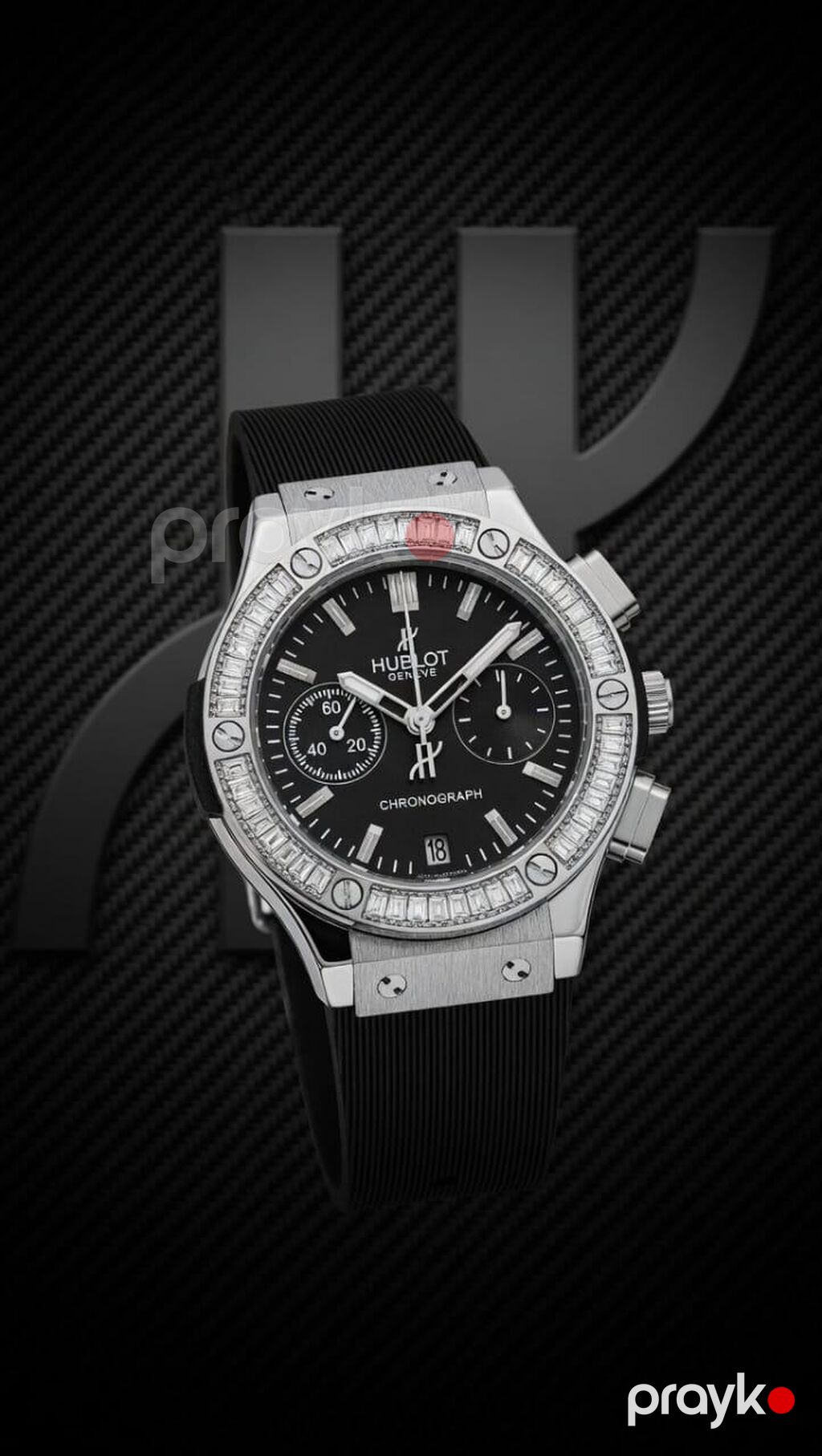 Hublot Chronograph – premium qol saatı - Korpus: polad və qızılı — Qol saatları, Mehdiabad (7)