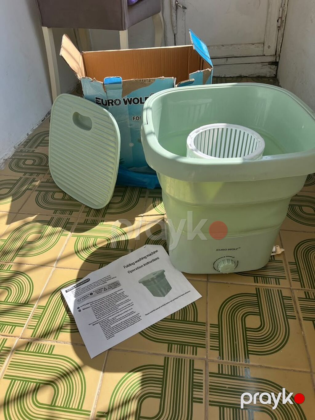 Euro Wolf qatlanan yuma maşını - Model: Euro Wolf Folding Washing — Çamaşır maşınları, Bakı (2)