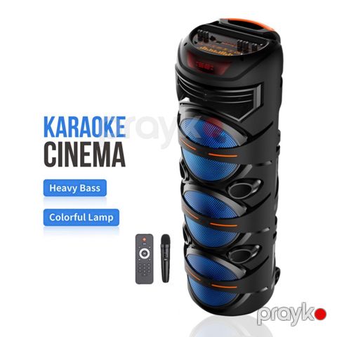 Mikrofonlu karaoke bluetooth dinamik — Bakı