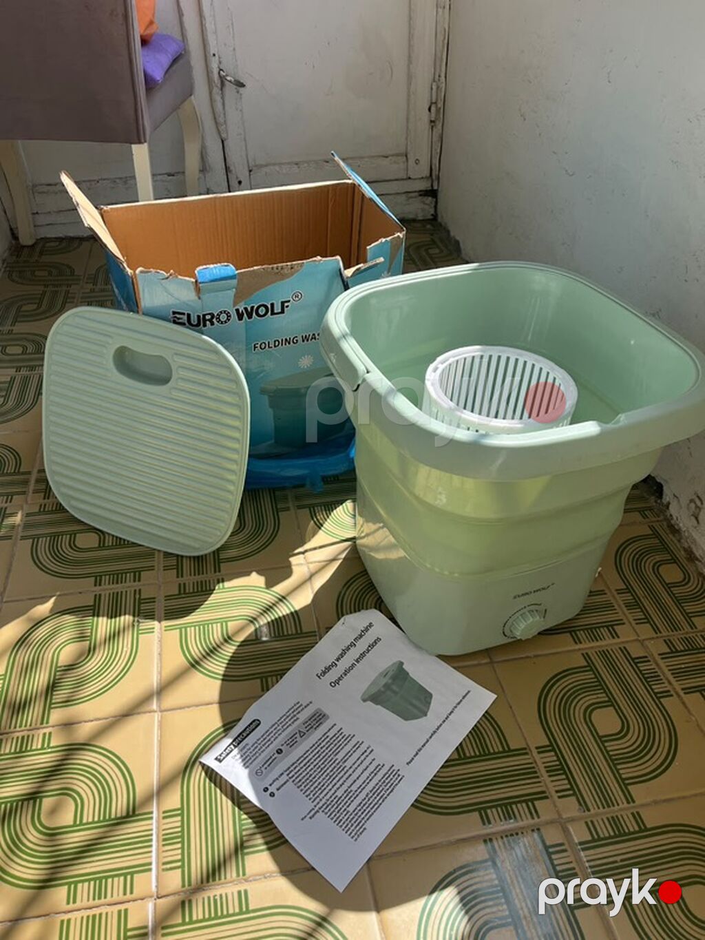 Euro Wolf qatlanan yuma maşını - Model: Euro Wolf Folding Washing — Çamaşır maşınları, Bakı (4)