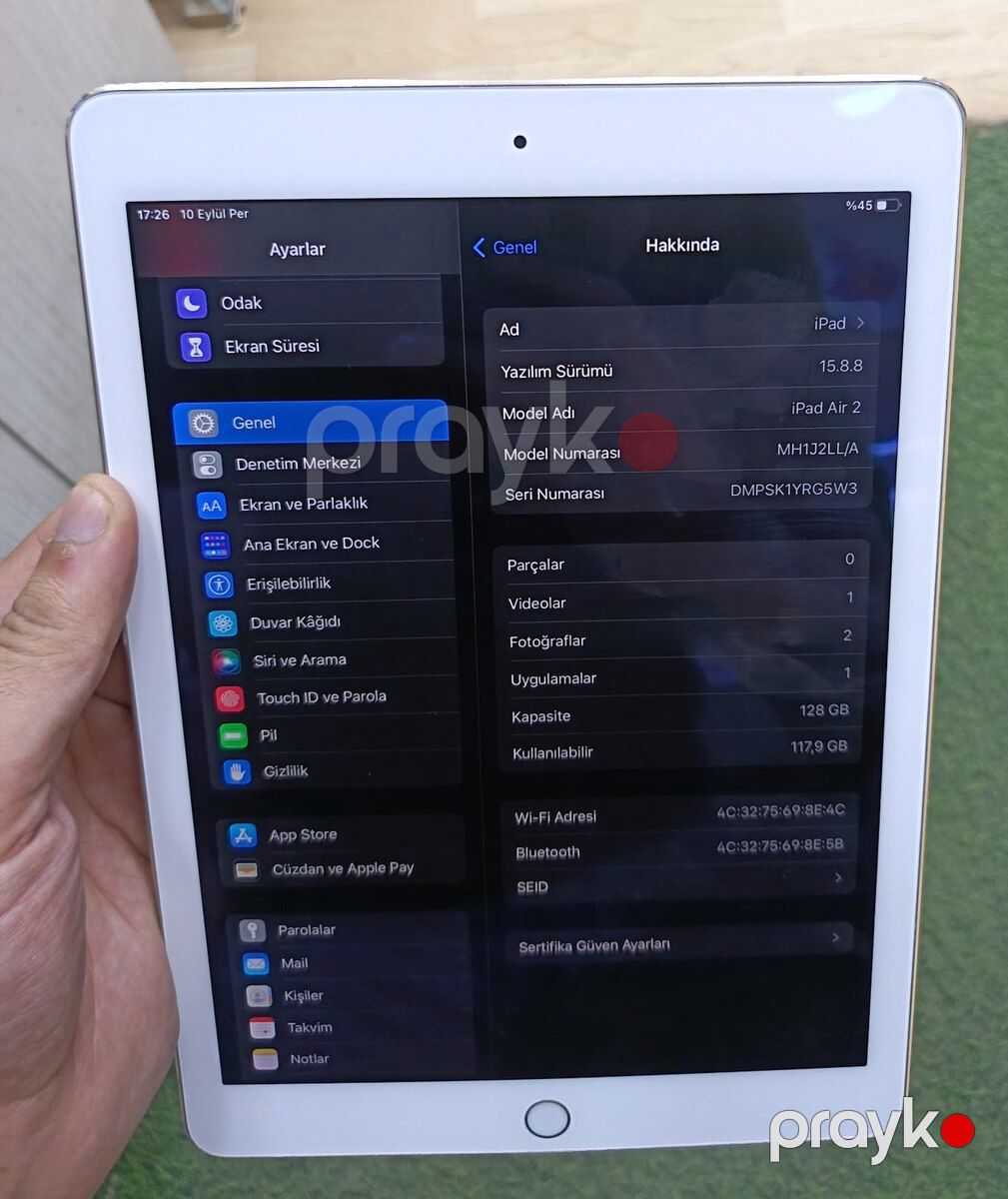 Apple iPad Air 2 128GB — Planshetlər, Bakı (3)