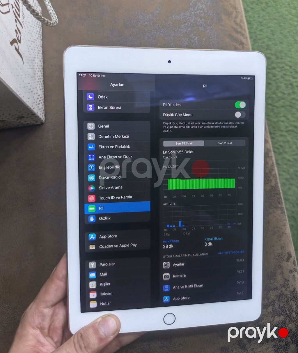 Apple iPad Air 2 – 128 GB, Wi‑Fi, Gold Xüsusiyyətlər: ideal vezyetde — Apple, Bakı (2)