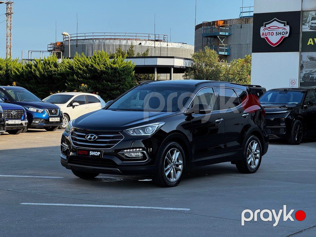 Hyundai Santa Fe, 2.2 L, 2016 il, 179 000 km — Avtomobillər, Bakı (12)