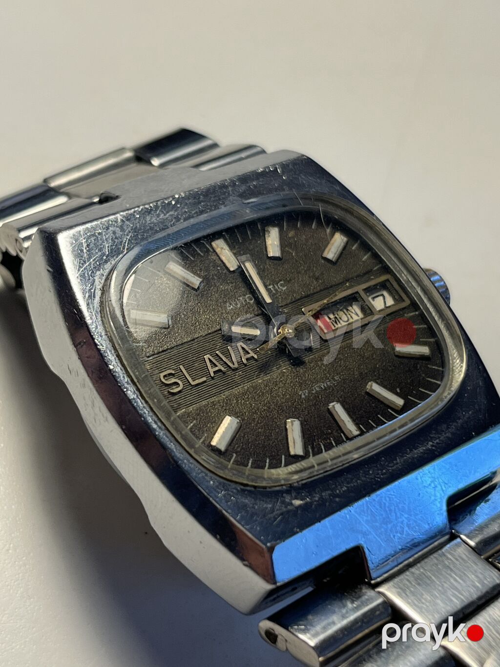 Слава часы танк телевизор 1970 г Slava saat 1970 il — Qol saatları, Bakı (4)