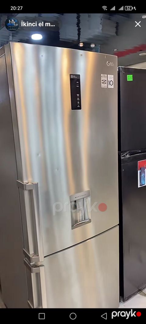 LG soyuducu (inox rəng) - Model xətti: İnverter Linear Compressor — Digah