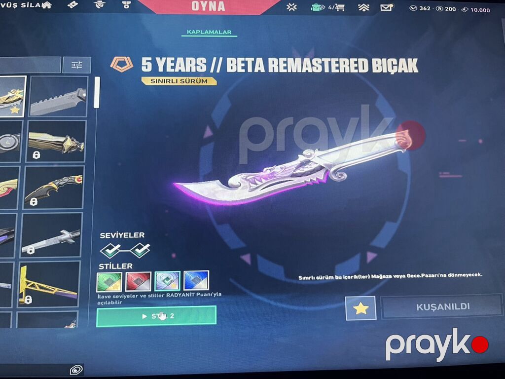 Valoranr tr hesab 8 skin dia 1 peak hesabdır,ilk maili dostumdadı — Şəxsi əşyalar, Bakı (7)