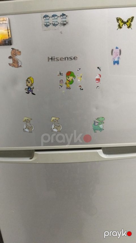 İşlənmiş 2 qapılı Hisense Soyuducu Satılır, rəng - Gümüşü