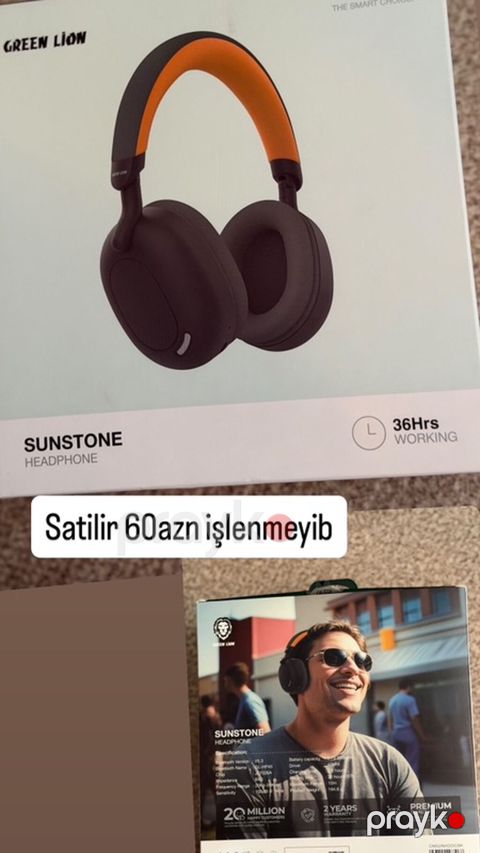 Green Lıon Sunstone Headphone - Qulaqlıq növü: over‑ear, L ölçü — Xırdalan