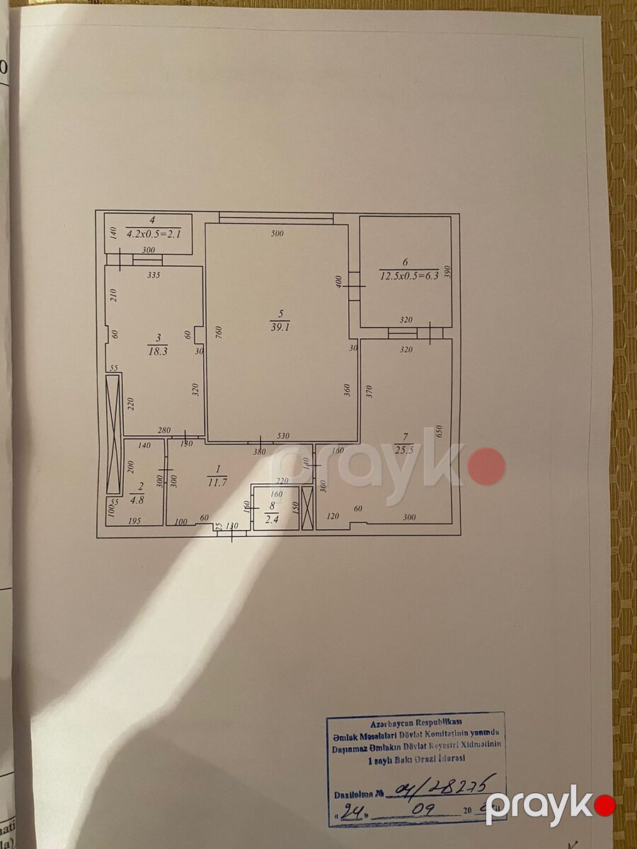 Satılır 3 otaqlı yeni tikili 120.6 m² — Mənzil, Bakı (5)