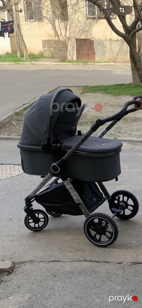 Uşaq arabası – çoxfunksiyalı beşik-liyulka tipli model - Rəng: tünd — Digah