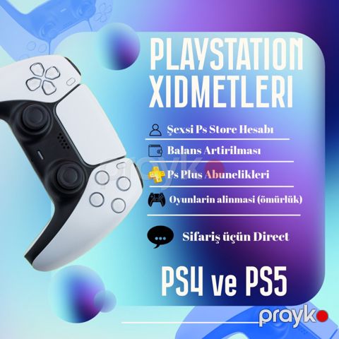 Playstation 4/5 xidmətləri — Bakı