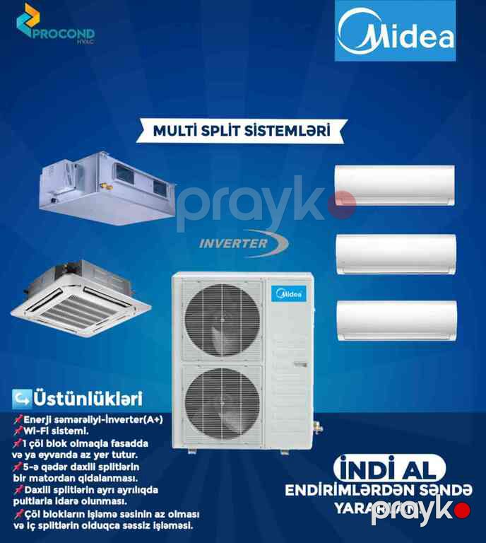 Kondisioner "Midea" — Ev texnikası, Bakı (2)