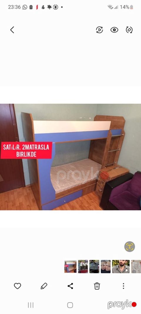 İki mərtəbəli çarpayı — Bakı