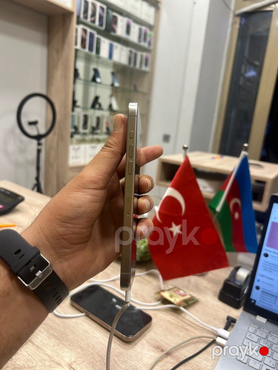 Apple iPhone 15 Pro Max Natural Titanium 512GB/8GB — Smartfonlar, Bakı (2)