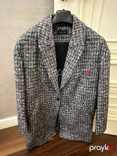 Massimo Dutti qadın bleizeri - Klassik “houndstooth” (qırıq dama) — Bakı