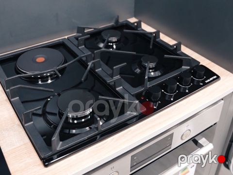 Qaz plitəsi Haustek Ankastre Bişirmə Paneli (60 sm, Inox) — Bakı