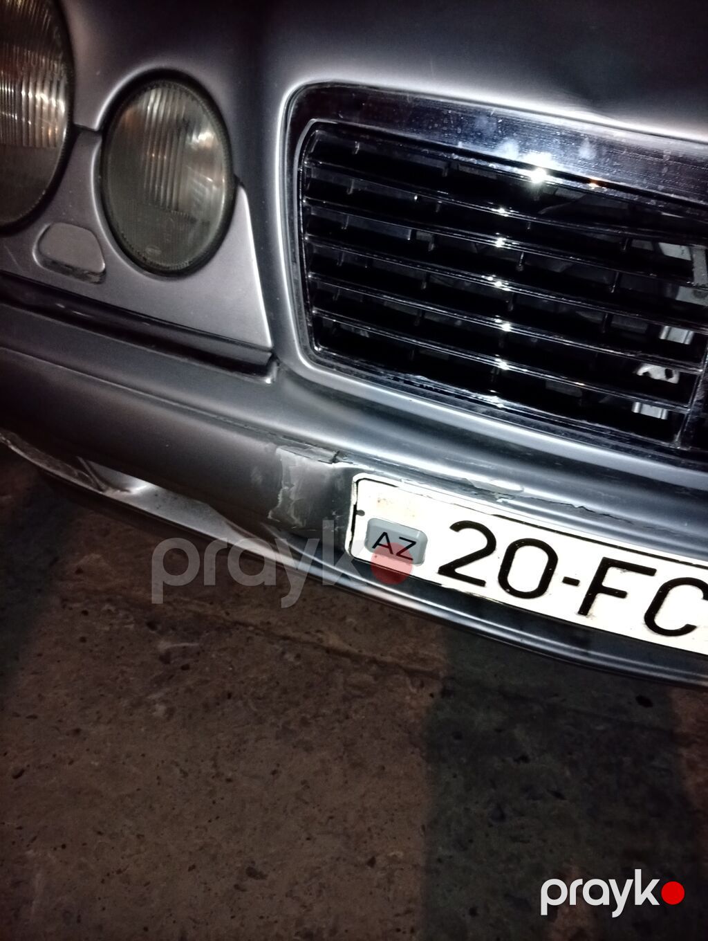 Mercedes-Benz E‑Class W210 sedan - Gövdə: 4 qapılı sedan, gümüşü rəng — Avtomobillər, Gəncə (3)