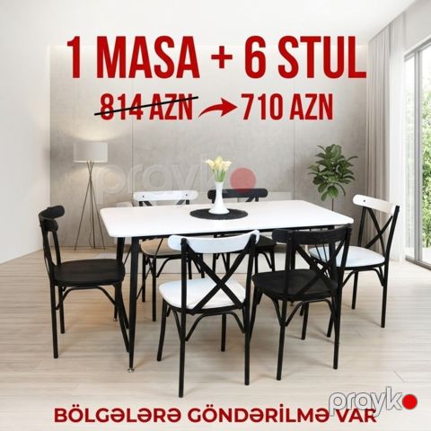 Masa və oturacaqlar — Bakı