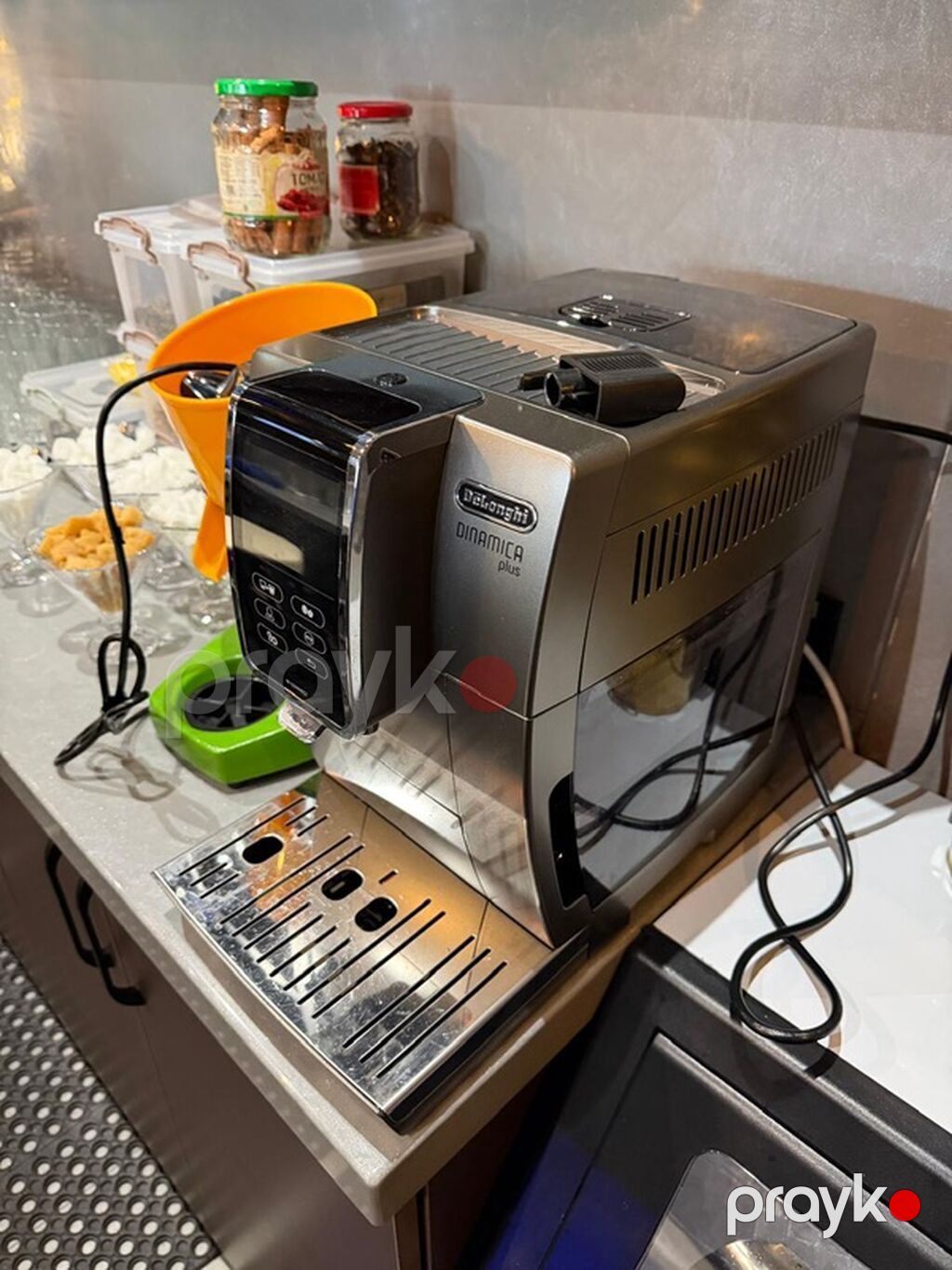 De’Longhi Dinamica Plus avtomatik qəhvə aparatı - Daxili dəyirmanlı — Qahvə aparatları və maşınları, Bakı (2)