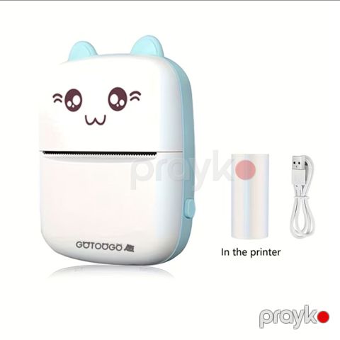 Kompakt termal mini printer – şirin pişik üzü ilə. Xüsusiyyətlər — Bakı