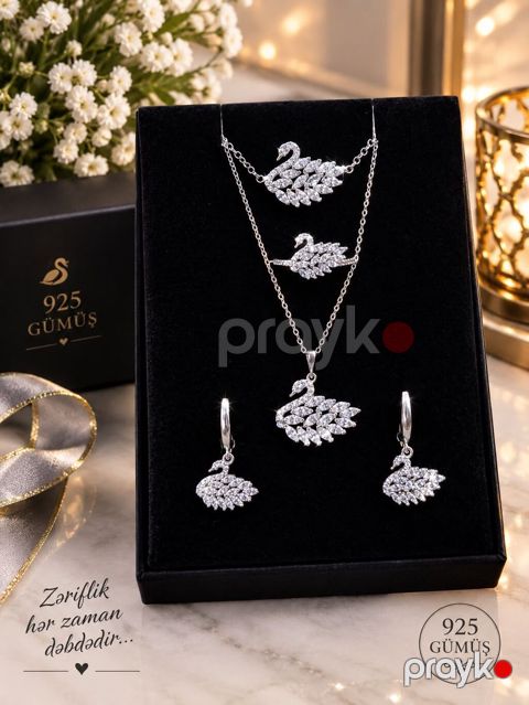 Swarovski, Gümüş, 925 Əyar — Bakı