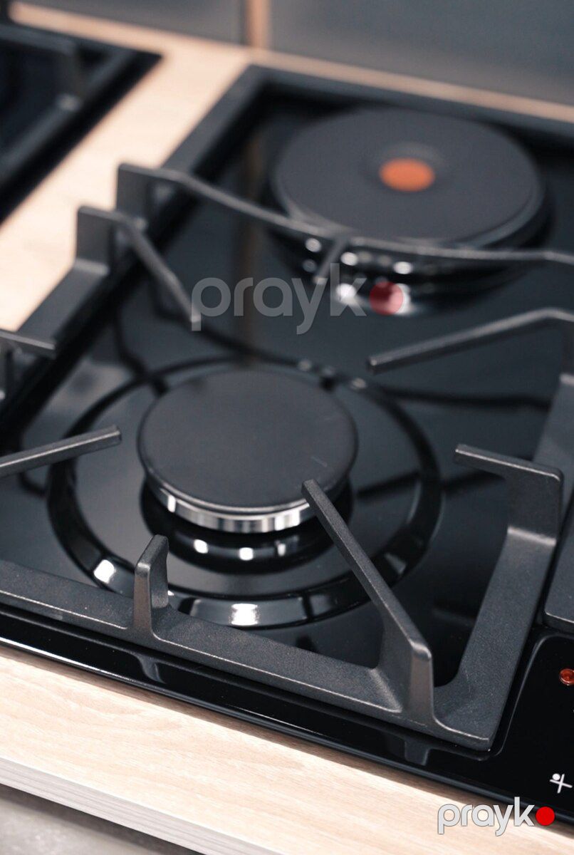 Qaz plitəsi Haustek Ankastre Bişirmə Paneli (60 sm, Inox) — Ev texnikası, Bakı (6)