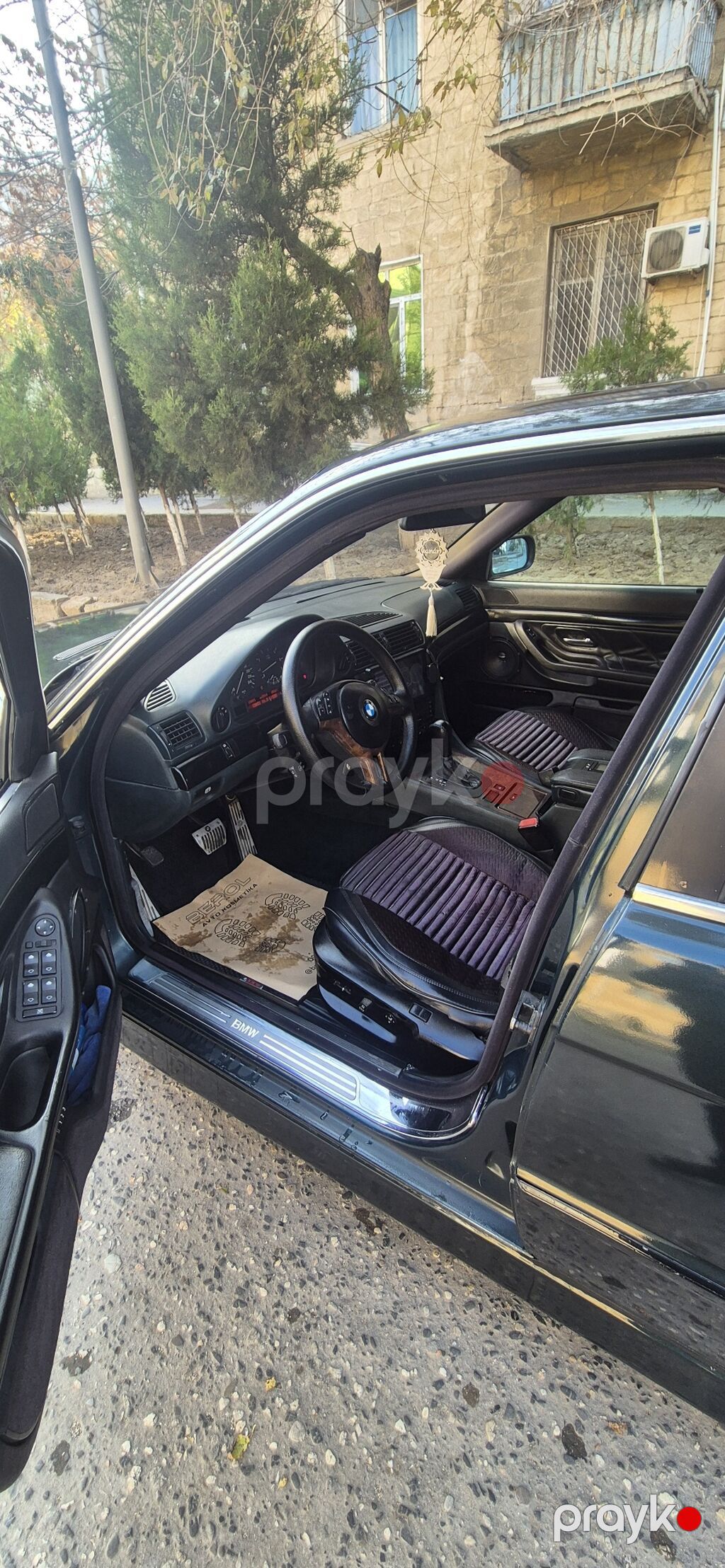 BMW 7 Series E38 sedan - Kuzov: qara rəng, klassik E38 dizaynı, ön və — Avtomobillər, Bakı (2)