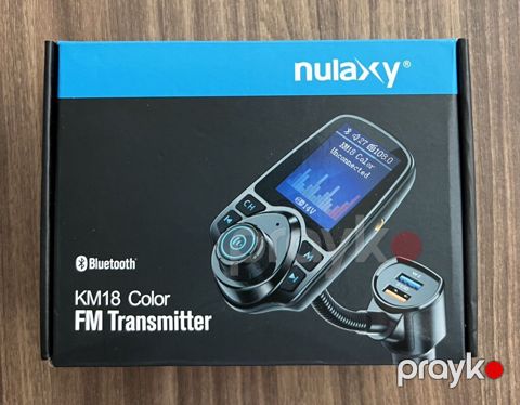Nulaxy KM18 Color Bluetooth FM Transmitter Avtomobil üçün universal — Bakı