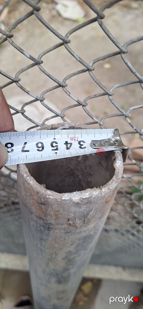 Nerj boru - Material: polad - Xarici diametr: təxminən 5,8–6,0 sm — Masazır