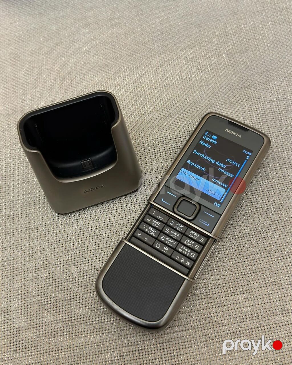 Nokia 8 Sirocco, 4 GB, rəng - Boz, Düyməli — Nokia, Quba (9)